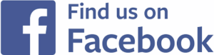 Facebook Logo that says Find use on Facebook.