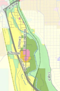 Proposed Future Land Use Map for the Vinegar Flats area